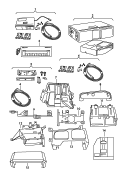 genuine accessories<br/>cd changers<br/>installation kit<br/>wiring looms<br/>individual parts<br/><br>no 
