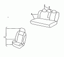 genuine accessories<br/>1 set seat covers<br/><br>no 